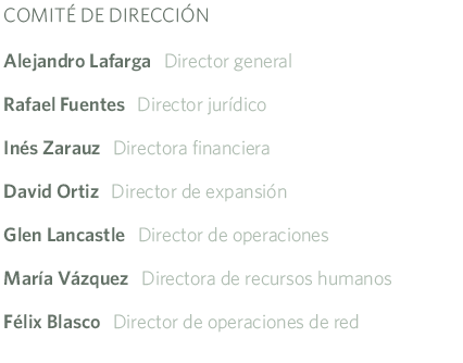 Comite de direccion MRG